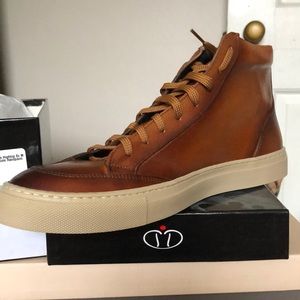 Dino Draghi Italian High Top Shoes Size 10 Men’s